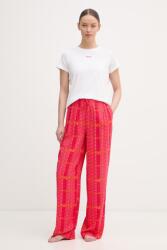 DKNY Kétrészes pizsama női - fehér S - answear - 28 990 Ft