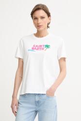 MC2 Saint Barth női pamut póló - fehér XS - answear - 35 990 Ft