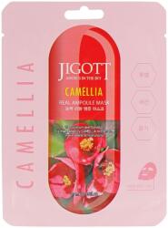 Jigott Camellia Real Ampoule Mask - Mască facială cu extract de camelie 1buc/27ml Masca de fata