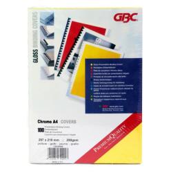 Evo Hátlap, A4, 250 g. fényes 100 db/csomag, Evo sárga (EV8B08GA)