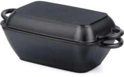  Öntöttvas tepsi fedővel 37, 5 x 19 cm 3, 5 + 1, 5 liter (279010)