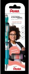 Pentel Rollertoll zselés 0.7mm, Pentel EnerGel BL77-4, írásszín korall, orgona, szürke, türkiz (BL77-4COL3) - tonerpiac