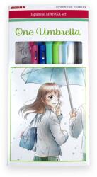 Zebra Írószer készlet, Zebra Manga Set, One Umbrella, 5 darabos (56531)