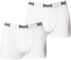 Lonsdale Мъжки боксерки Lonsdale Lonsdale Trunk Shorts 2 Pack Mens - White