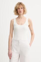 Calvin Klein top női pamut elasztánnal - bézs XS - answear - 15 690 Ft