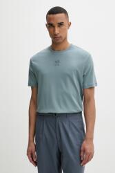 Calvin Klein Póló férfi pamut - zöld M - answear - 16 590 Ft