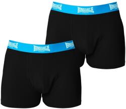 Lonsdale Мъжки боксерки Lonsdale Lonsdale Trunk Shorts 2 Pack Mens - Black/Brt Blue