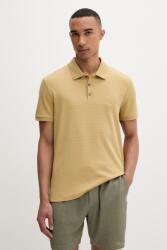 Calvin Klein férfi póló pamuttal - sárga M - answear - 17 990 Ft