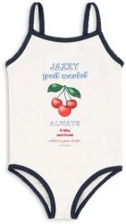 Konges Sløjd egyrészes gyerek fürdőruha VILJA SWIMSUIT GRS - fehér 110-116