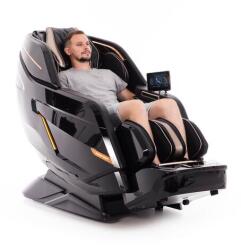 UNIZDRAV LUX 4D MASSAGER elektromos masszázsfotel, fekete-arany (Használt darab)
