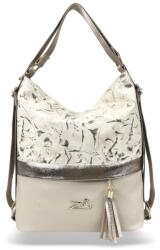  Zellia Női Válltáska/Hátizsáká Alakítható 24040 Beige-Arany - Gold Flower - (05139842)
