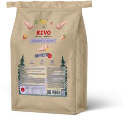 Kivo - Hidegen sajtolt Gabonamentes Száraztáp - Pulyka és rizs kölyöktáp, 4 kg
