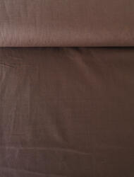  Egyszínű pamutvászon textil - 160 cm sötét csokibarna színben