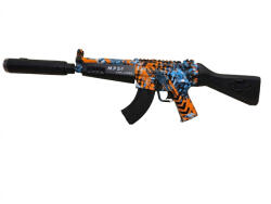 Gélgolyós automata MP5 játék fegyver akkumulátoros gel blaster füst és fény effekttel (G545-3C)