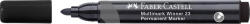 Faber-Castell Alkoholos marker, 2, 8 mm, kúpos, FABER-CASTELL "Multimark Winner 23", fekete (TFC453397) - officepantry