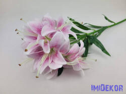  Liliom 10 fejes ág 70cm - Pinkes
