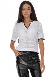 RohBoutique Bluza tricotate din bumbac Alb Roh BR2968