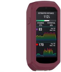  Accure szilikon tok Garmin Edge 1050 GPS kerékpáros navigációhoz - bordó színű (0808001397G)