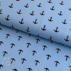  Jersey GLITTER Anchor light blue