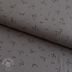  Jersey GLITTER Stripes rock grey