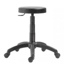Antares Scaun profesional rotativ negru PU TABURET