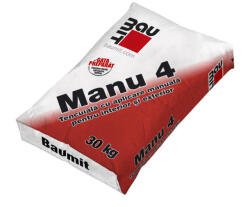 Baumit Manu 4 - Tencuiala Manuala Var-Ciment pentru Interior si Exterior (Ambalare: Sac 40 kg) (BMT-11000140)