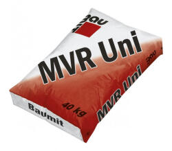 Baumit MVR Uni - Tencuiala Universala Var-Ciment Alba pentru Interior si Exterior (Ambalare: Sac 40 kg) (BMT-11000152)