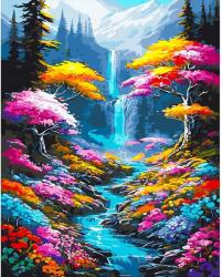 NORIMPEX - Puzzle Tablou Diamant: Cascadă și râu în pădure 30x40cm - 1 - 39 piese
