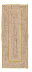 Bizzotto Covor iuta natur galbena Ankit 60x150 cm (0608306deco) Covor baie
