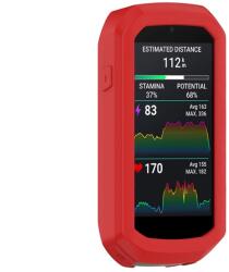  Accure szilikon tok GPS kerékpáros navigációhoz Garmin Edge 1050 - piros (0808001397F)