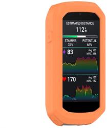  Accure szilikon tok a Garmin Edge 1050 GPS kerékpáros navigációhoz - narancssárga színű (0808001397D)