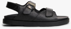 Tommy Hilfiger Sandale Casual Damă Flatforme Din Piele Negre FW0FW09467-BDS (FW0FW09467-BDS)