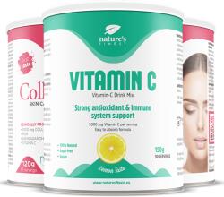 Nature’s Finest 2x Collagen SkinCare + Vitamin C | colagen Naticol + vitamina C pentru piele netedă și fermă | elasticitate și strălucire
