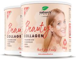 Nature’s Finest Beauty Collagen | colagen + acid hialuronic pudră | mix de colagen hidrolizat | complex hialuronic beauty | lămâie naturală