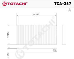 Totachi TCA-367 pollenszűrő