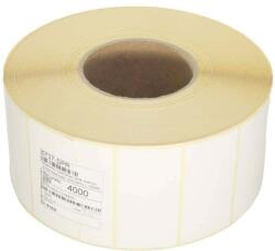 Shamiro 80x40 mm, tekercses thermo címke (4000 címke/tekercs, cséve: 76 mm)