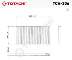 Totachi TCA-306 pollenszűrő