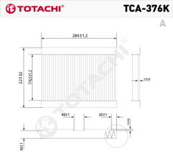 Totachi TCA-376K pollenszűrő