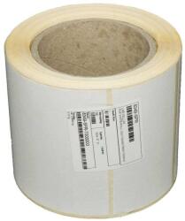 Shamiro 100x100 mm, nyomatlan fehér vellum öntapadós papír címke (1000 címke/tekercs)