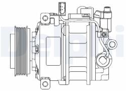 DELPHI Compresor, climatizare DELPHI CS20522 (CS20522) - centralcar
