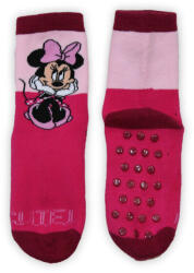  Disney Minnie csúszásgátlós gyerek zokni (1 pár) (MIN5018_pink-vilagosrozsaszin_31-34)