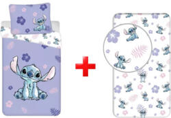 Kidsfashion Disney Lilo és Stitch, A csillagkutya ágyneműhuzat és gumis lepedő szett (PP006)
