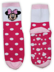  Disney Minnie csúszásgátlós gyerek zokni (1 pár) (MIN5018_pink-feher_27-30)