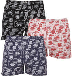 Andrie 3PACK férfi bő szárú boxeralsó Andrie többszínű (PS 5676) XXL