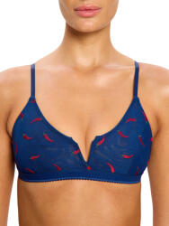 Modibodi Melltartó Modibodi lntimates V Day V-Bralette Navy Chilli (PMIVDBVC) 36