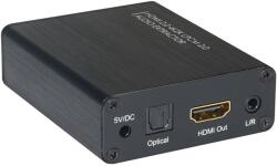 TECHLY IDATA HDMI-EA4K Аудио екстрактор SPDIF 5.1CH, аналогов 3.5mm 2CH с HDMI 4K60Hz (IDATA HDMI-EA4K)