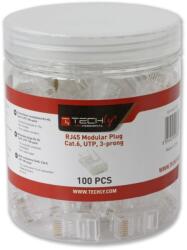 TECHLY IWP-JAR-C6RTY RJ45 Конектор 8P/8C Cat6 UTP, Жица, 100 бр (IWP-JAR-C6RTY)