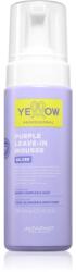 Yellow Professional Silver Purple Leave-In Mousse spumă de păr neutralizeaza tonurile de galben 160 ml