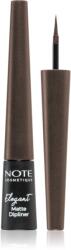 Note Cosmetique Elegant Matte Dipliner tuș lichid pentru ochi, cu efect mat culoare 02 Coffee Brown 2.5 ml