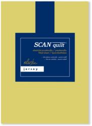 Scanquilt JERSEY ELASTIC LYCRA lepedő, sárgászöld, 90×200 cm (27447)
